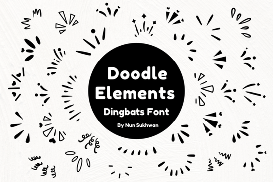 Doodle Elements Font